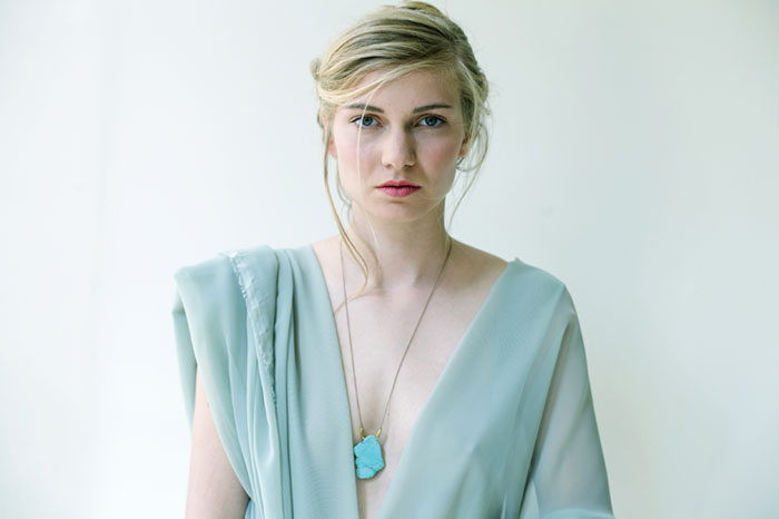 Turquoise and Silk Necklace by The Vamoose | Photography by Eefje de Coninck